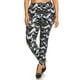 thumbnail image 1 of Saronite Leggings de Cintura Alta y Largo Completo con Estampado Floral Oscuro (Talla Grande para Mujer), 1 of 4