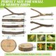 thumbnail image 3 of Perchas de madera natural de 8 piezas para periquitos, 3 of 3