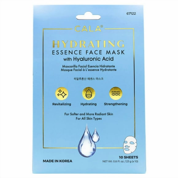 Mascarilla Facial CALA Hidratante Ácido Hialurónico 10 Láminas