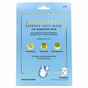 Mascarilla Facial Cala Hidratante Ácido Hialurónico 10 Láminas