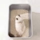 thumbnail image 1 of Arenero extragrande de acero inoxidable para gatos: bandeja metálica antiadherente, antioxidante y fácil de limpiar para gatos pequeños, conejos y más., 1 of 5