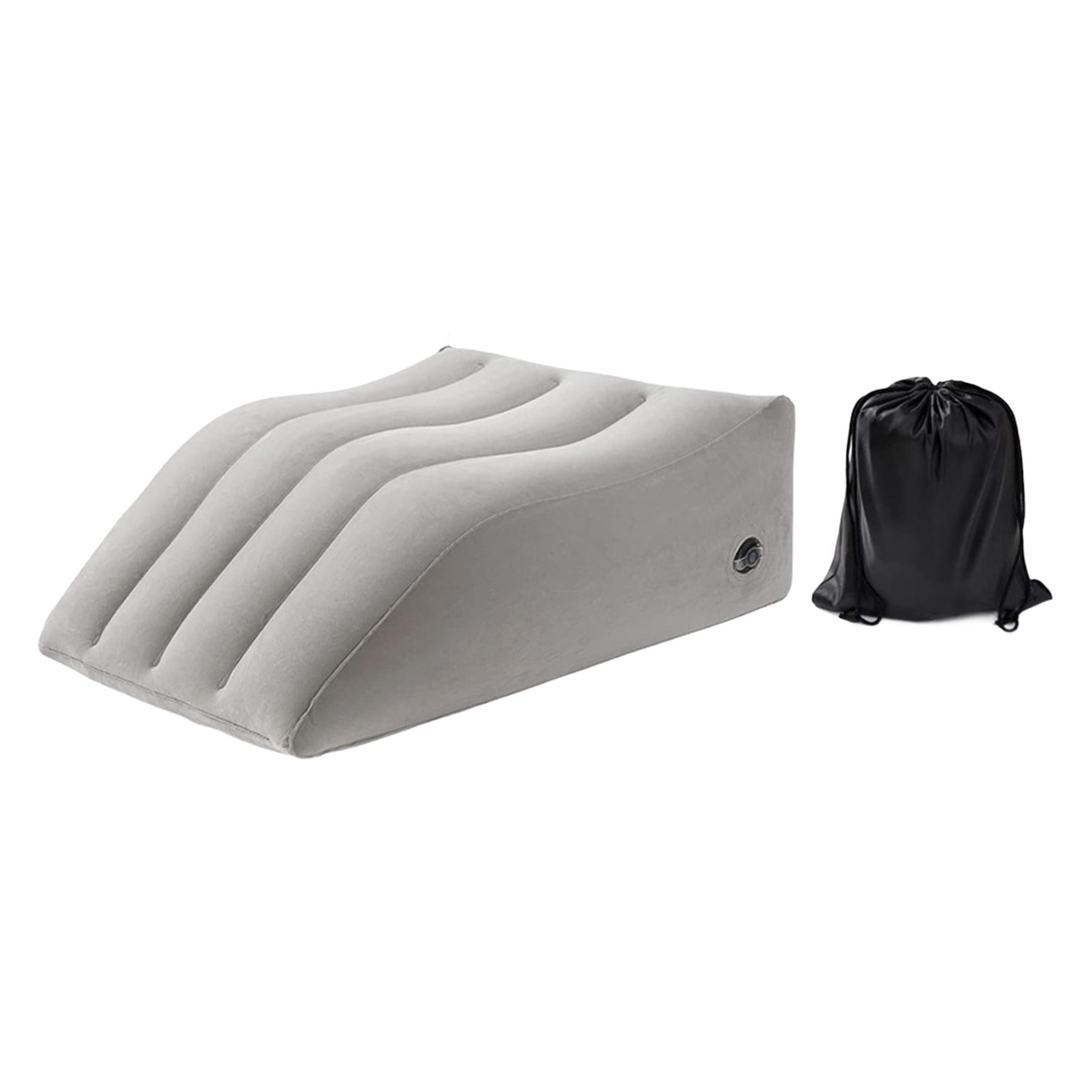 Magideal - Almohada De Cuña Portátil, Almohada Para Pies, Almohada Para Pies, Parte Inferior De La Espalda, Almohada De Elevación De Piernas, Almohada Inflable