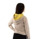 thumbnail image 5 of Polerón mujer con capucha seamless beige, 5 of 6
