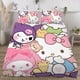 thumbnail image 3 of My Melody Soft 3D Printed Duvet Cover Bedding Set with Comforter Cover 3 Piece Set, 3 of 5