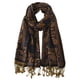 thumbnail image 1 of Bufanda pashmina Nonakgado azul marino con motivo paisley reversible, 1 of 6