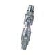 thumbnail image 3 of Conector De Doble Pesta?a, Válvula De Manguera De Metal Resistente Para Acuario, Pecera, 20 Mm, 3 of 5
