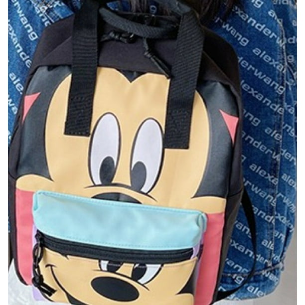 Disney Mickey Kids Backpack Boys Girls Large Capacity School Bags Kindergarten Backpacks