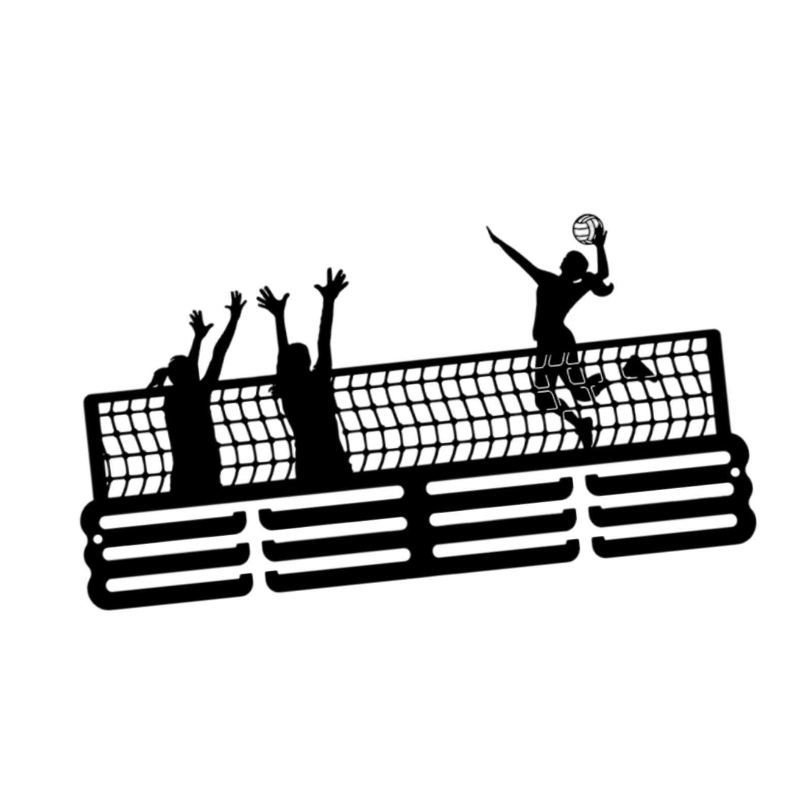 Magideal - Percha Para Medallas, Percha Para Exhibición, Para Instalar, Plancha Para Colgar Para Gimnasia, Organizador Estable Para Sala De Estar, Porta Medallas Voleibol