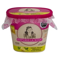 Helado Limón Menta Albahaca Pote 800 Ml Emporio La Rosa