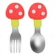 thumbnail image 1 of Mushroom Silicone Baby Spoon Fork Feeding Set, 1 of 3