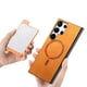 thumbnail image 4 of Funda Magnética para Samsung Galaxy S23 Ultra con Billetera y Anillo, Protector Resistente Orange, 4 of 6