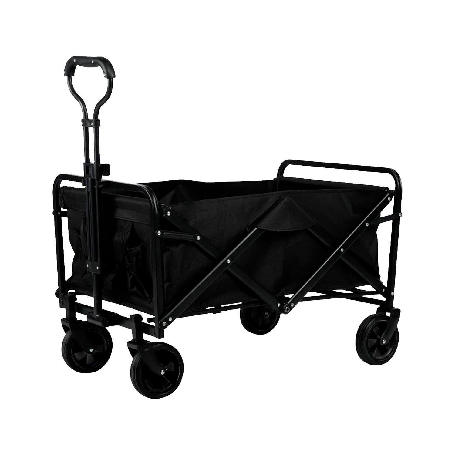 Global Latin Group - Carrito Transportador Portátil Plegable Y Ligero Negro