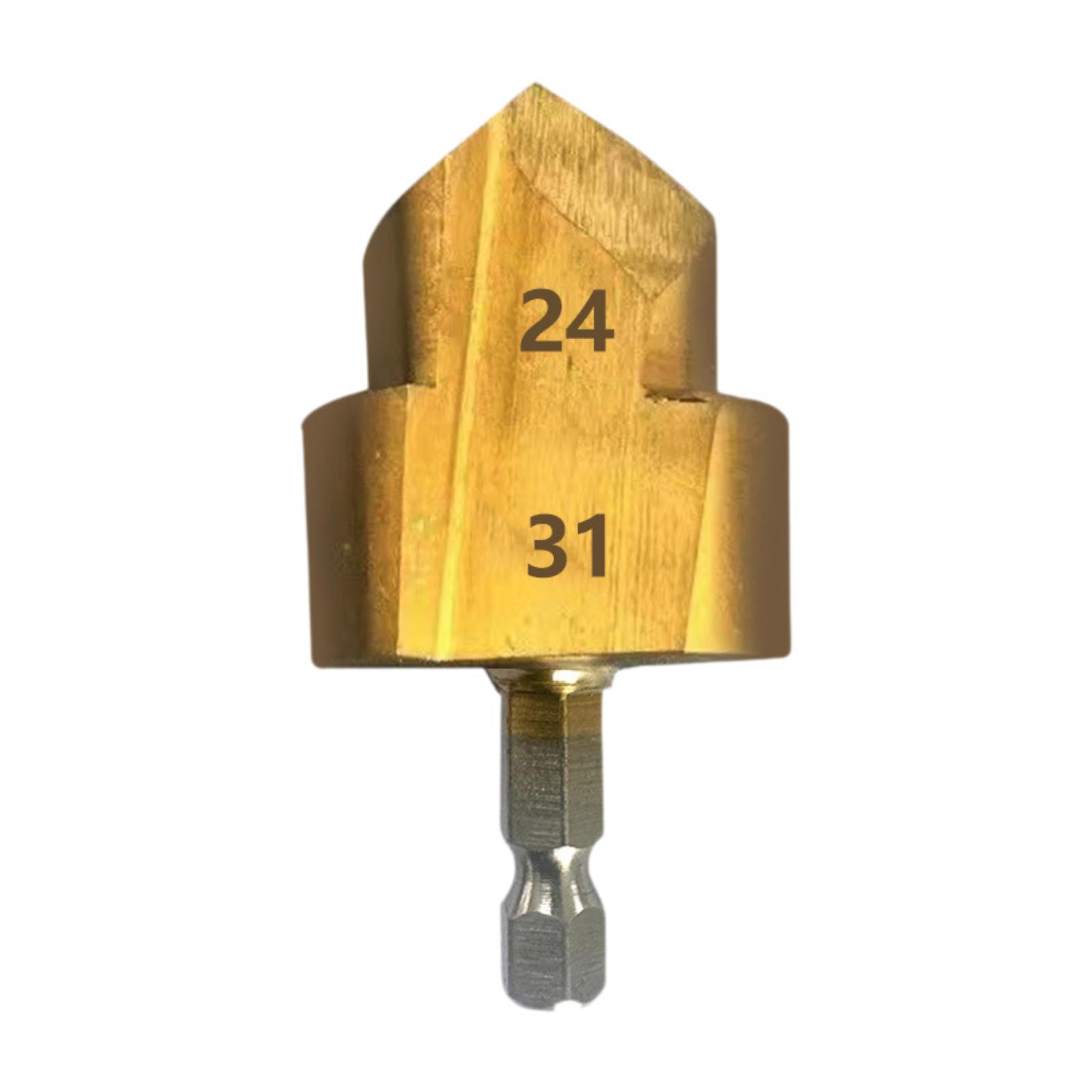 Magideal - Ppr-Taladro Escalonado De Elevación, Herramientas De Plomería, Reemplazo Versátil, Reparaciones De Instalación De Plomería, Vástago Hexagonal Fácil De 32Mm