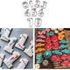 thumbnail image 4 of Juego de 9 moldes para cortar galletas con números de acero inoxidable para decorar galletas, fondant, gelatina, fondant y azúcar., 4 of 8