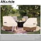 thumbnail image 5 of Cobertura para Silla de Exterior ANartcle Swivel Lounge 2 Paquetes Impermeable, 5 of 9