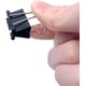 thumbnail image 3 of 50 clips negros para carpetas, clips medianos para carpetas de papel, clips metálicos plegables con caja para suministros de oficina, escuela y hogar., 3 of 7