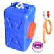 thumbnail image 5 of Contenedor De Agua Potable Grado Alimenticio Portátil Para Jardín Barbacoa Conducción De Automóviles Azul 60 Catties, 5 of 5