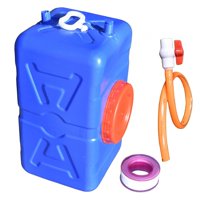 Ioensy - Contenedor De Agua Potable Grado Alimenticio Portátil Para Jardín Barbacoa Conducción De Automóviles Azul 60 Catties