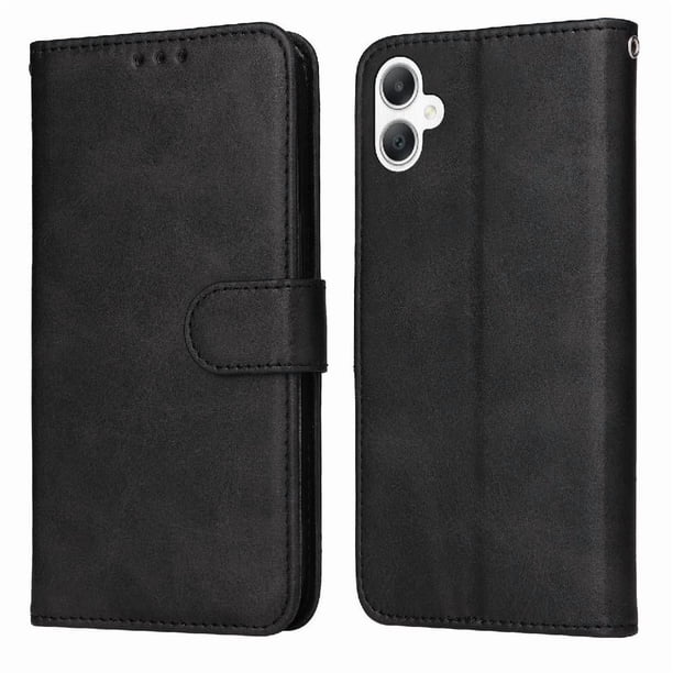 Funda Billetera para Samsung Galaxy A06 con Porta Tarjetas y Soporte Ajustable Negro