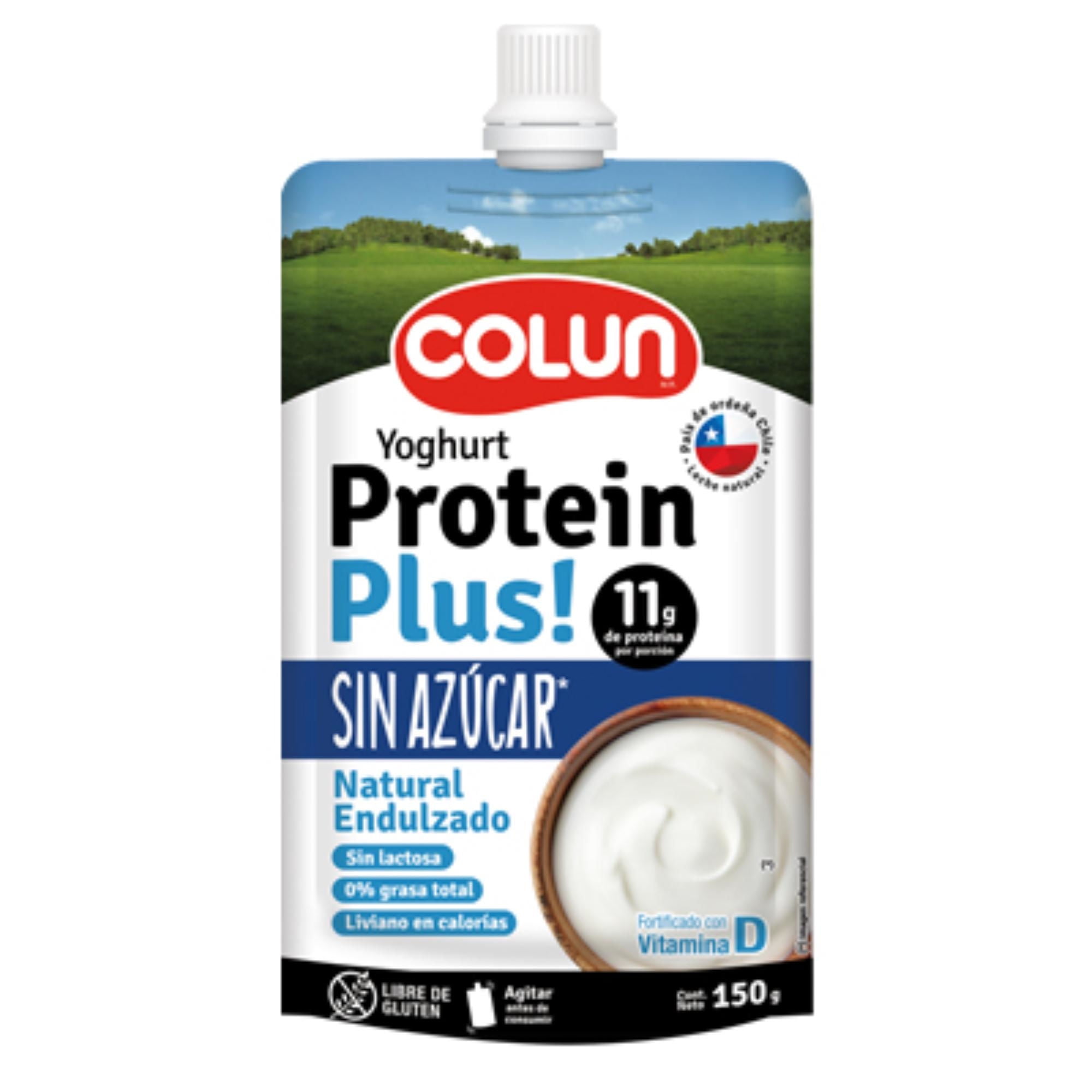 Yoghurt Protein Plus 11 Sin Azúcar Natural 150 g Colun