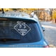 thumbnail image 3 of Sticker Personalizado Poodle Caniche A Bordo Auto Camioneta, 3 of 3