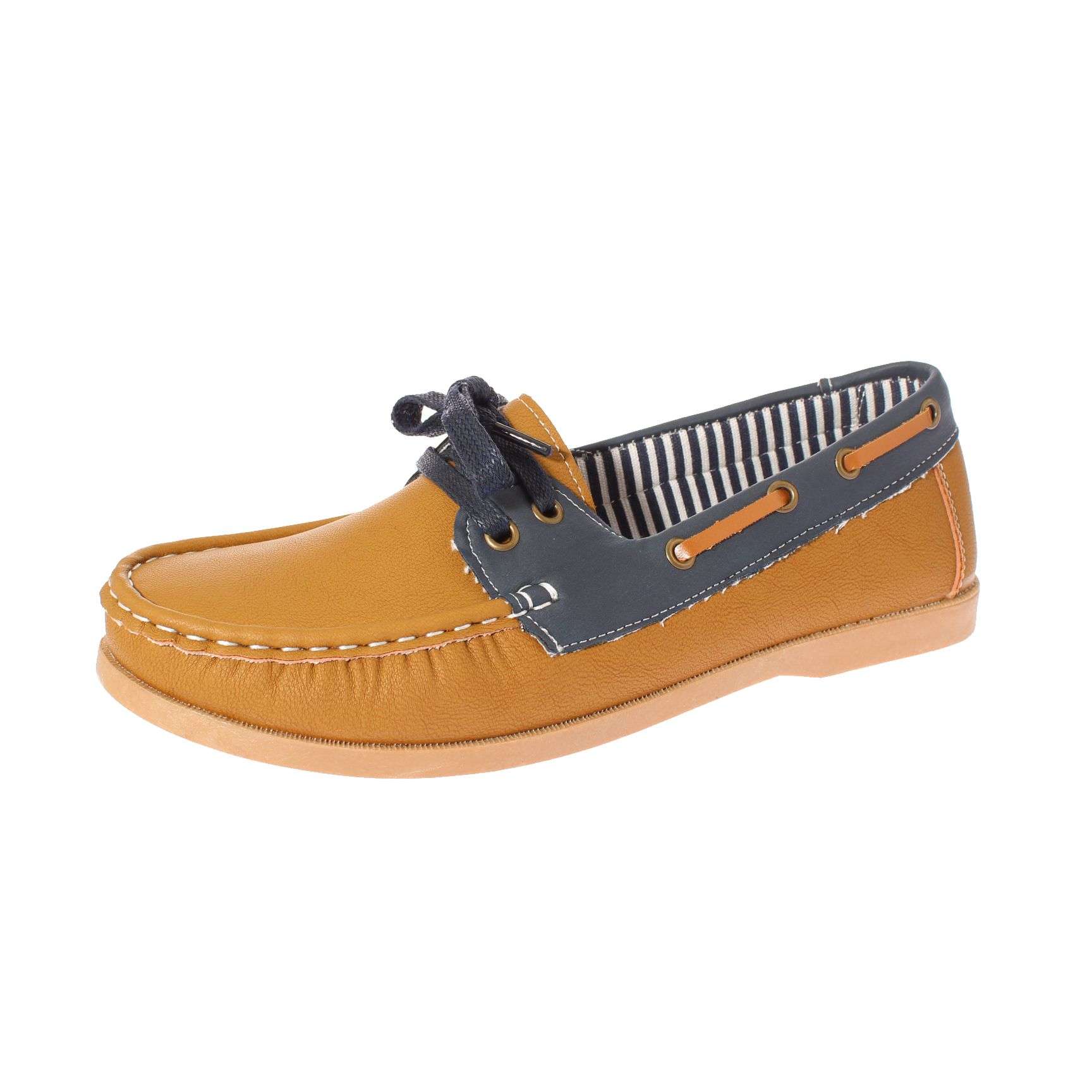 Vía Franca - Mocasín Camel/Navy Marche