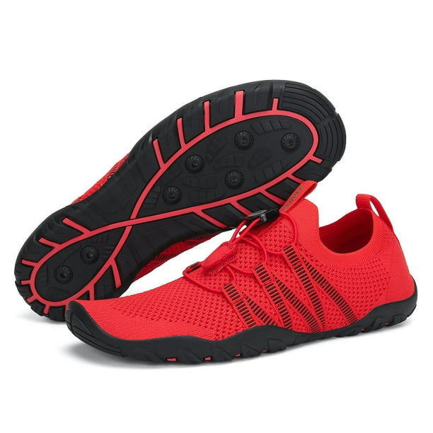 Zapatilla de agua barefoot unisex Saguaro Dive II rojo 40