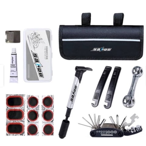 Tomasstore - Kit De Reparacion 12 En 1 Para Bicicleta / Bombin / Llaves