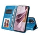 thumbnail image 4 of Funda tipo cartera FOXDOCK para OPPO Reno 10 Pro Plus , diseño girasol en relieve, cuero PU, cierre magnético, soporte y tarjetero, 4 of 5