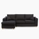 thumbnail image 1 of Seccional Monaco Izquierdo Lino Negro, 1 of 2