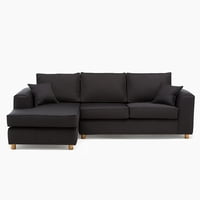 Barra Design - Seccional Monaco Izquierdo Lino Negro