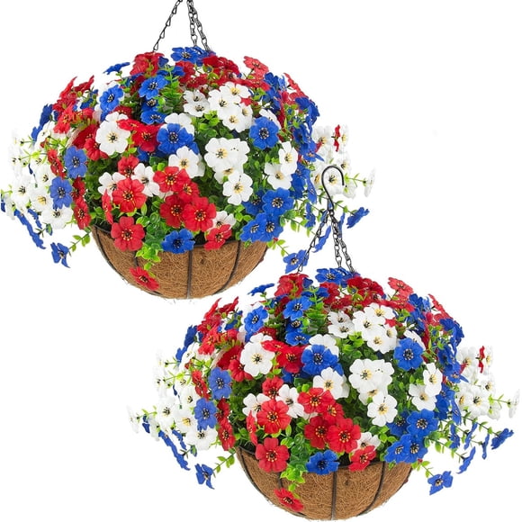 Flores Artificiales Colgantes Hananona VIOLET2 UV
