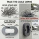 thumbnail image 3 of Soporte de pared para rack de cable Ethernet Star Bridge Mini para exterior, 3 of 7