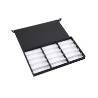 Ioensy - Caja De Exhibición De Anteojos Estuche De Almacenamiento De Anteojos 15 Rejillas Para Cajón Escritorio Doméstico