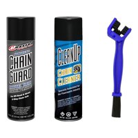 Genérico - Kit Lubricante + Desengrasante + Cepillo Para Moto Maxima