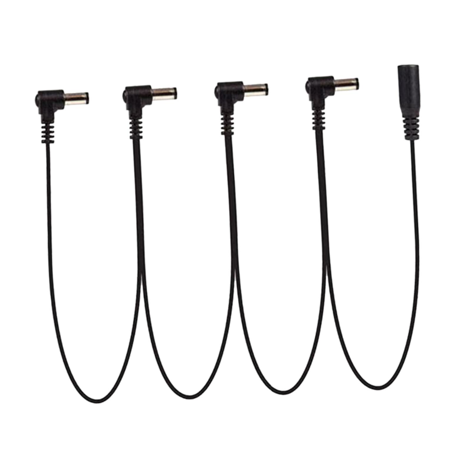 Bothyi - Cable De Efectos De Cadena De Margaritas 9V Dc Para Guitarra Acústica Teclado De Guitarra Eléctrica 4Way