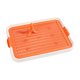 thumbnail image 4 of Bandejas Para Orinal De Entrenamiento Para Perros, Soporte Para Almohadillas De Entrenamiento, Caja De Arena Para Mascotas Naranja, 4 of 5