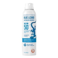 Blue Lizard Australian Sunscreen - Protector Solar Blue Lizard Mineral Sensitive Spf 50+ En Aerosol, 150 Ml
