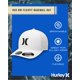 thumbnail image 2 of Gorra de béisbol Hurley Flexfit blanco/negro, 2 of 7