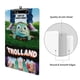 thumbnail image 3 of Trolland Portapapeles de acrílico A4, tamaño carta estándar, carpeta con clip 31.8x 21.5CM para estudiantes, profesores y oficina, 3 of 6