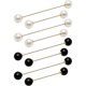 thumbnail image 1 of Broches de perla artificial, 8 piezas, 5,5 cm y 7,5 cm, 1 of 3