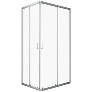 Joytek - Shower Rectangular Lens Vidrios Transparentes 120X80Cm (No Incluye Receptáculo)