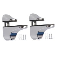 Magideal - Abrazadera De Soporte Para Estante De Vidrio Para Vidrio De 3-21 Mm, Soporte De Clip Para Baño, Herrajes De Soporte Para Estantes, Estantería Para Bañ Pulido