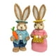 thumbnail image 1 of 1 Par De Muñecos De Figuritas De Conejo De Pascua De Pie, Adornos De 35cm, Aspecto Encantador, 1 of 5