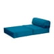 thumbnail image 2 of Sofa Cama Siena Tela Velvet Azul Petroleo, 2 of 4