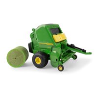 Empacadora Redonda Toy John Deere 561R Con Bala A Escala 1/32, Lp84371