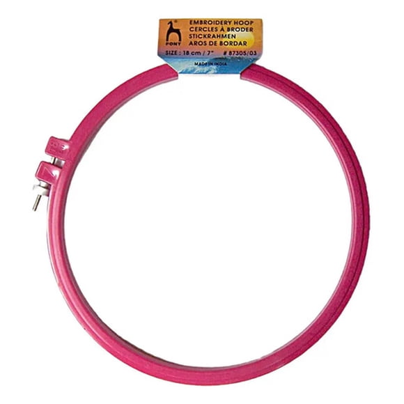 Bastidor Plastico Bordado Pony 18 Cms