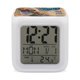 thumbnail image 1 of Amor Joven theme 7 colors Alarm Clock Digital LED Alarm Clock Gifts for kids friends family, 1 of 6