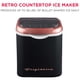 thumbnail image 2 of Máquina de hielo Frigidaire Retro Compact Bullet Ice 12 kg/día, color negro, 2 of 7