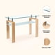 thumbnail image 5 of Mesa de arrimo Rectangular de vidrio, 5 of 7